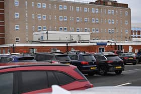 Car parking at the University Hospital of Hartlepool. Picture by FRANK REID