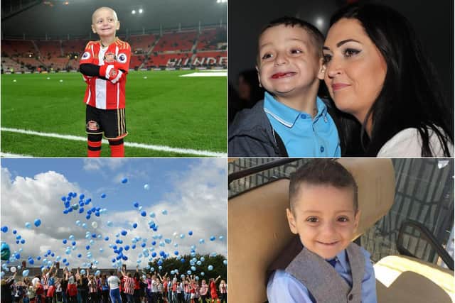 Bradley Lowery passed away on July 7, 2017. He was six years old.
