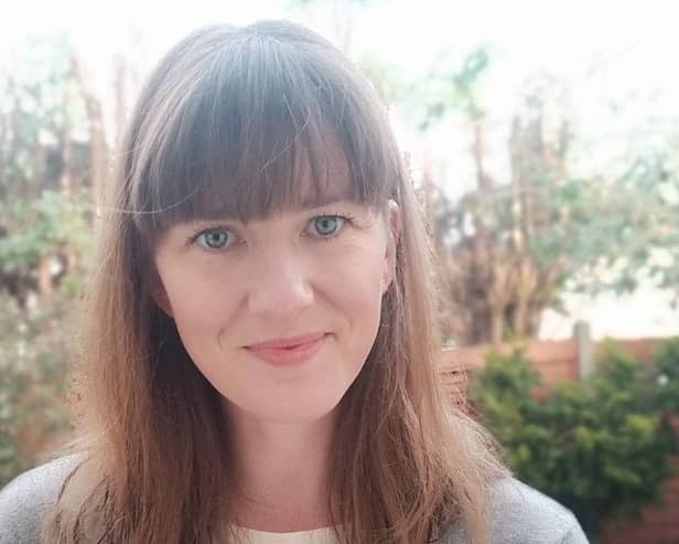 Sarah Gate, 35, is publishing her first romance fiction novel.