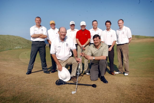 Golfers get a tan in 2005.