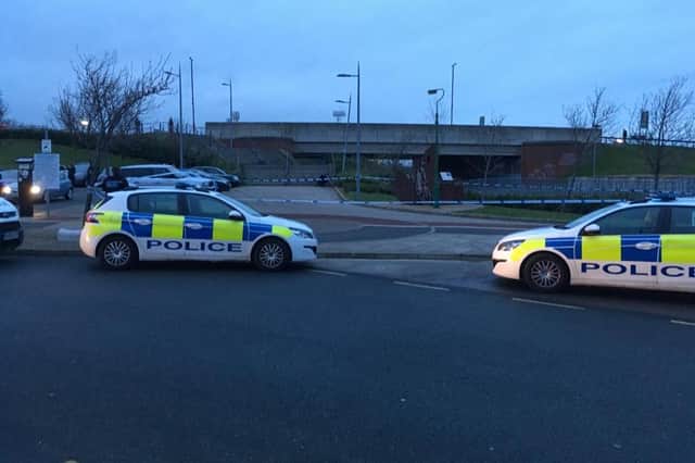 Emergency services respond to a stabbing in Hartlepool on Wednesday, February 19.