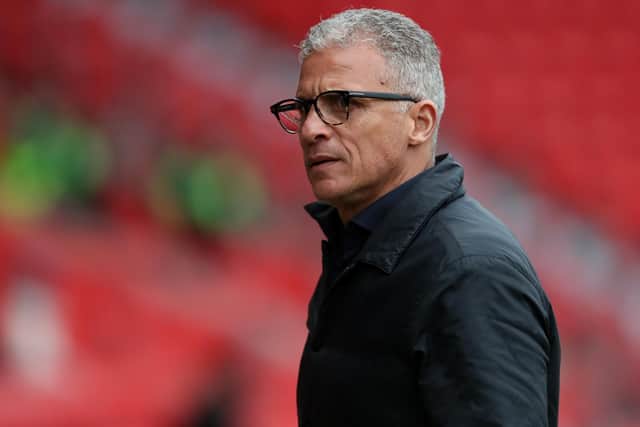 Hartlepool United manager Keith Curle joked that times have changed for players in their spare time. (Credit: Mark Fletcher | MI News )