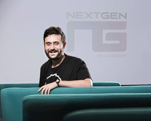 NextGen (Animation, Games Design and VFX) lecturer Chris Jeffrey who has been nominated for the 2021 BAFTA Young Games Designer Award.