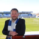 The new Pools boss is relishing the challenge after his appointment was announced on Saturday morning.