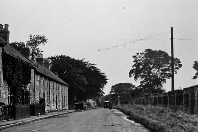 One of the book's photos, showing buildings which once housed Castle Eden's cottage industries of bleach clothing works and rope making.