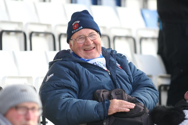 All smiles ahead of Hartlepool United's 3-3 draw with Walsall. (Photo: Michael Driver | MI News)