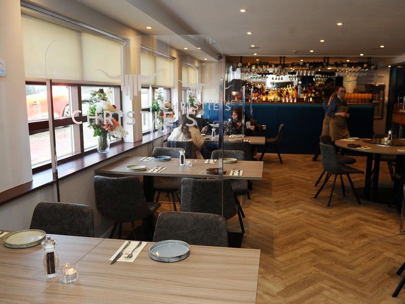 Screening has been installed inside the revamped Manor Street premises so Christie's customers can comply with social distancing guidelines. Picture: Michael Gillen.