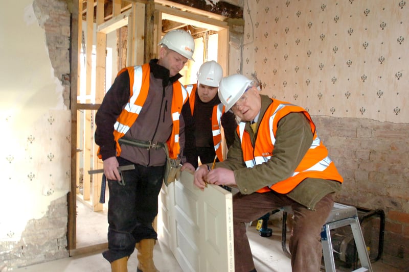 Sunderland North MP Bill Etherington (right) was helping Gentoo apprentices Kelvin Lynn (left) and Mark Smith on a site in Carley Hill in 2009. Remember this?