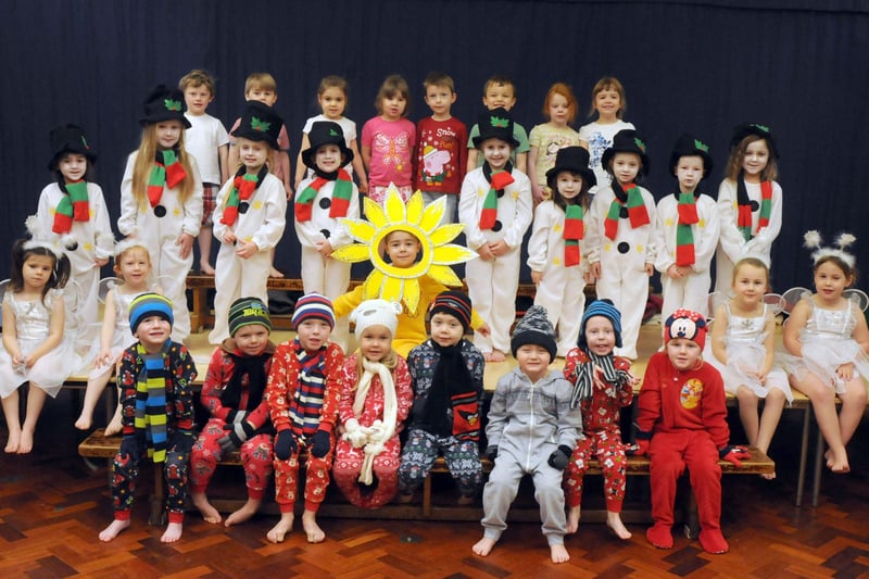 It's the Nativity and these stage stars all look great at Hedworth Lane Primary School in 2014.