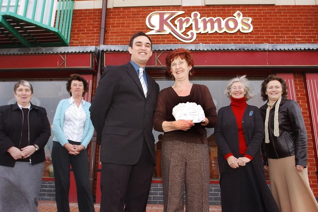 Krimos raises more than £2000 for the Hartlepool NSPCC in January 2006.