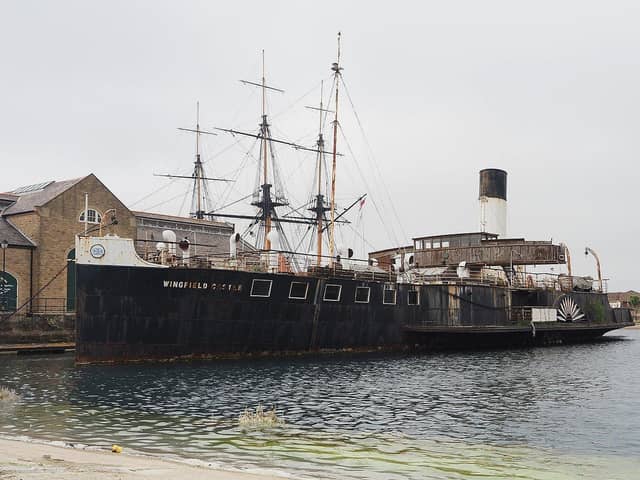 PS Wingfield Castle berthed at Hartlepool marina. Picture by FRANK REID