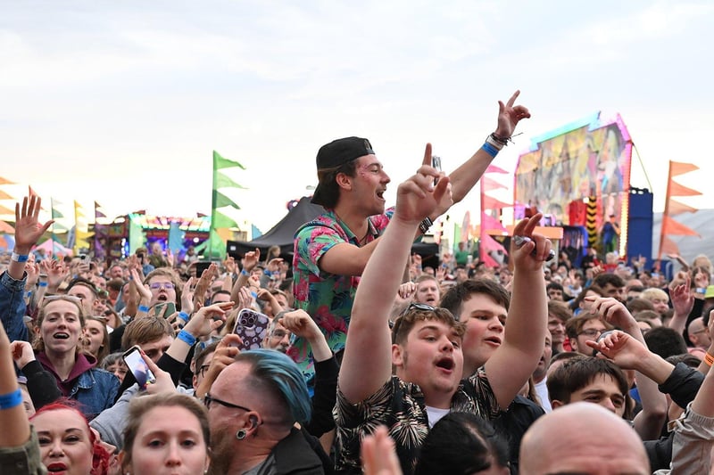 Thousands descend on Seaton Reach to watch Bastille play.