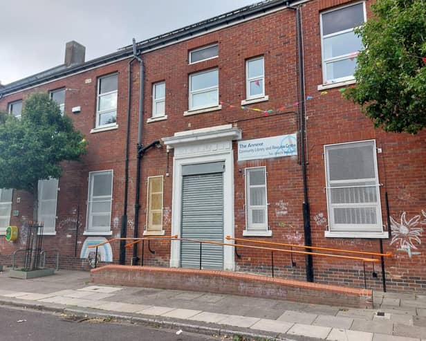 The Annexe community centre in Wharton Terrace.