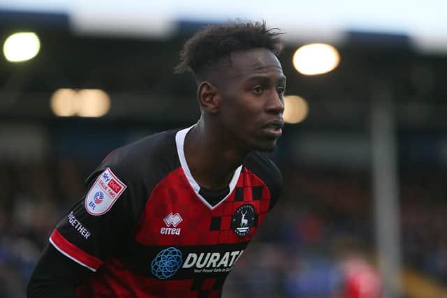 Clarke Oduor will leave Hartlepool United and return to Barnsley. (Credit: Michael Driver | MI News)