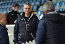 Hartlepool United boss John Askey was pleased with his side in their final day draw with Stockport County. (Photo: Chris Donnelly | MI News)
