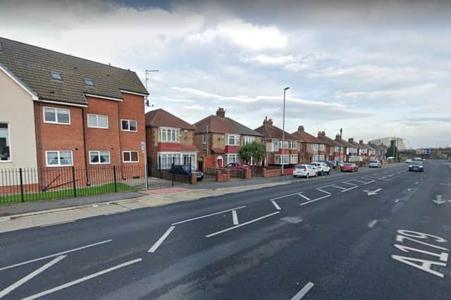 A 19-year-old male was assaulted in Hartlepool's Powlett Road./Photo: Google
