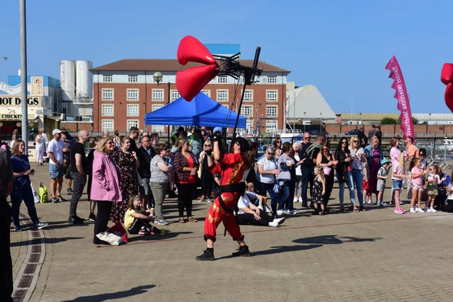 The Lips by Puppets with Guts at the Hartlepool Waterfront Festival Rebirth in 2021. Remember this?