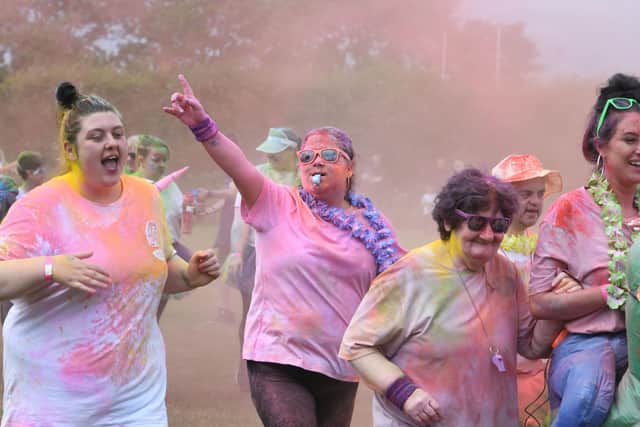 Hartlepool Colour Run in aid of Alice House Hospice, at West Hartlepool Rugby Club, on Sunday, July 3.