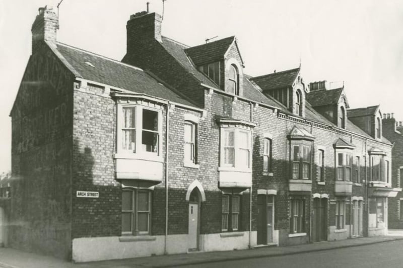 Houses in Arch Street on the Central Estate. Photo: Hartlepool Museum Service.