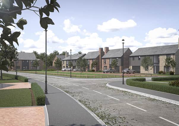 An artist's impression of how some of the planned Wynyard homes could look.