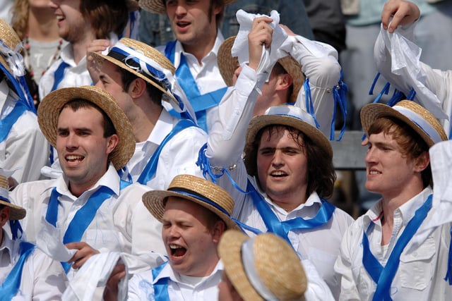 Morris dancers packed the away end for the long League One trek to Bristol Rovers.