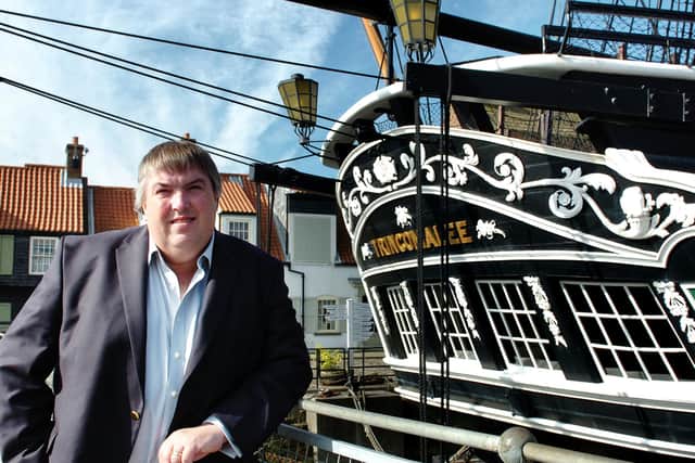 David McKnight in 2012 during his time as general manager and chief executive of the HMS Trincomalee Trust.