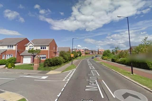 Police have received reports of car doors allegedly being tried on Merlin Way.
Image by Google Maps.