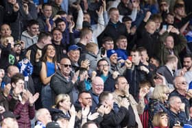 Over 600 Hartlepool United supporters made the trip to Rochdale on Easter Monday. (Credit: Mike Morese | MI New)