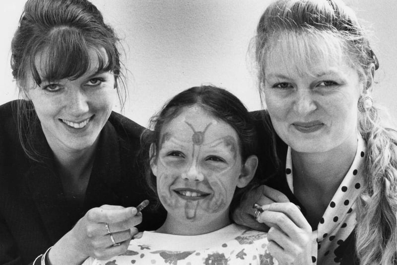 Kate Irvine of Whitburn Junior Mixed and Infants School was the target of amateur artists, Catherine Nicholson and Sarah Baxter, in June 1990. Can you remember this?