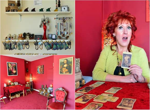 Jazz-singing Tarot reader Gina Pontoni has opened a 'witchy' shop in Seaton Carew.