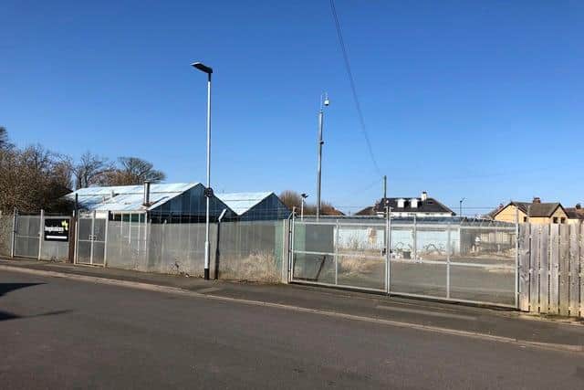 The Inspirations Garden Centre site, which is set to become a housing development of bungalows