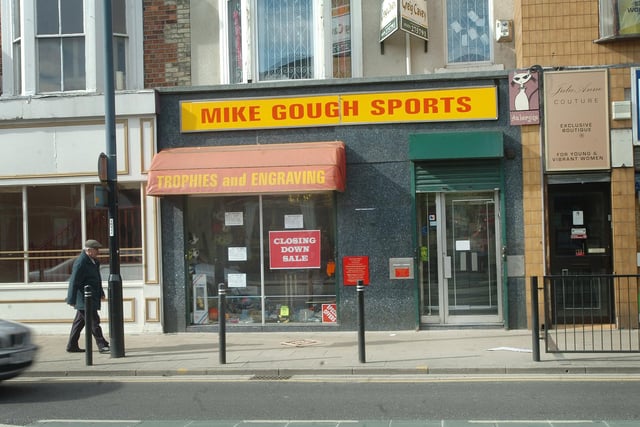 A closing down sale at Mike Gough Sports. Remember this? And did you get your trophies engraved there?