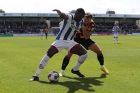 Hartlepool United striker Josh Umerah is in contention for a return to action against Doncaster Rovers. (Credit: Mark Fletcher | MI News)