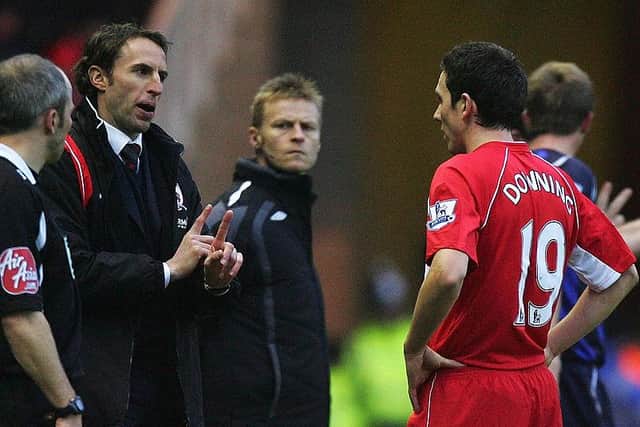 Gareth Southgate and Stewart Downing during their time together at Middlesbrough.