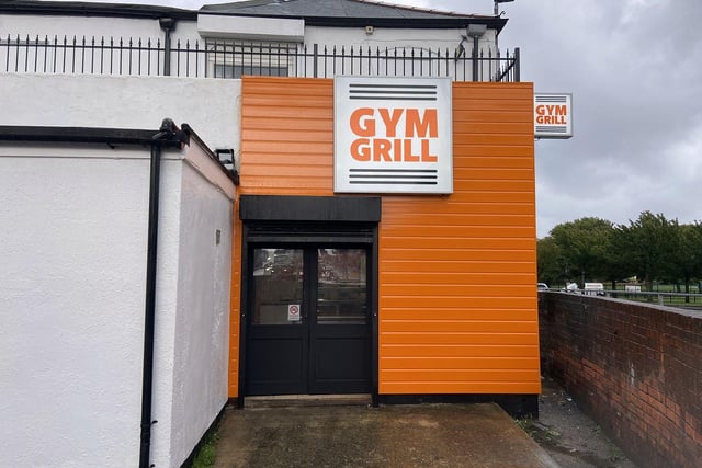 Gym Grill is a healthy takeaway that launched in September 2022, offering protein smoothies, salads and menus with nutrient and calorie information displayed.