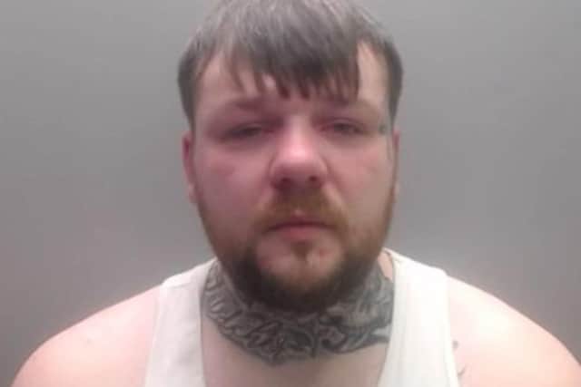 Thug Jason Gray has been jailed at Durham Crown Court.