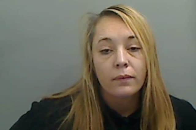 Toni Harrison admitted robbery and two assaults on police officers.