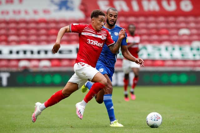 Middlesbrough's Marcus Tavernier impressed against Cardiff City last time out.