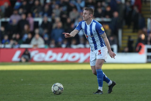 Ferguson would complete a back four for Pools at Scunthorpe. (Credit: Mark Fletcher | MI News)