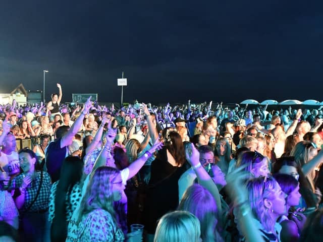 Festival goers enjoy the Open Jar Tribute Festival at Seaton Carew earlier this year.