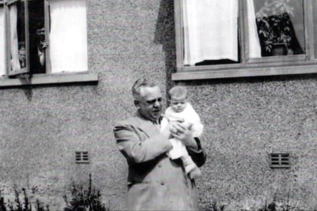 Billy’s father (and Alan's grandfather) William Goodwin, with one of his grandchildren.