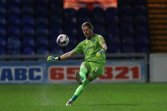 Killip is expected to continue in goal for Pools against Salford City. (Credit: Mark Fletcher | MI News)