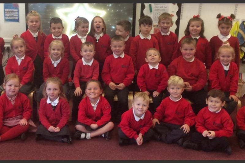 Rossmere Academy's first reception class.