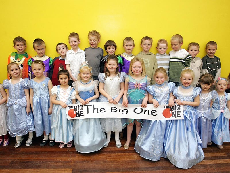 Cinderellas galore in this Red Nose Day scene at Marsden Primary School in 2007.