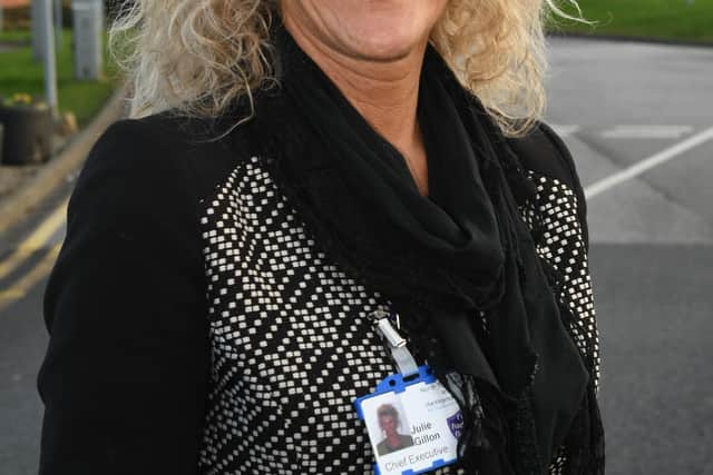 Trust chief executive Julie Gillon.