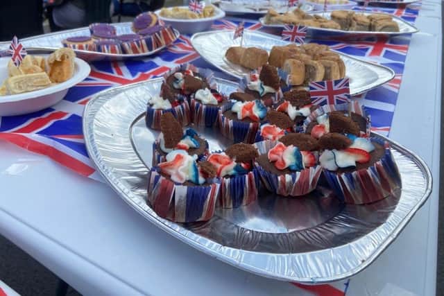 Sweet treats at Fordyce Road's street party.