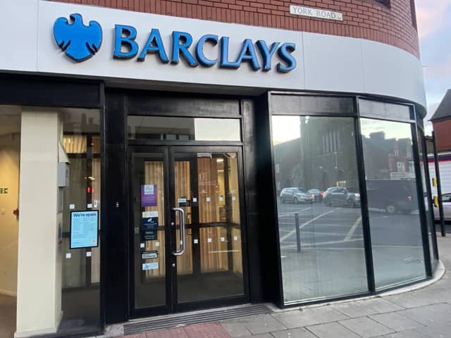 Barclays bank on York Road, Hartlepool. Picture by FRANK REID