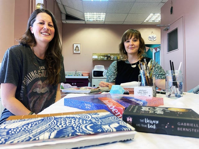 A more recent addition to The Arches was the Woman's Hub in 2023 with Lottie Ayers (left) and Zoe Gardner.