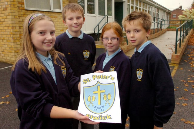 Pupils in the picture at the school 13 years ago but who can tell us what this was all about?