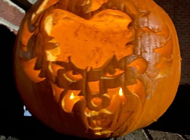 The skill in this design! Celebrating National Pumpkin Day and Halloween with Ray Gill.